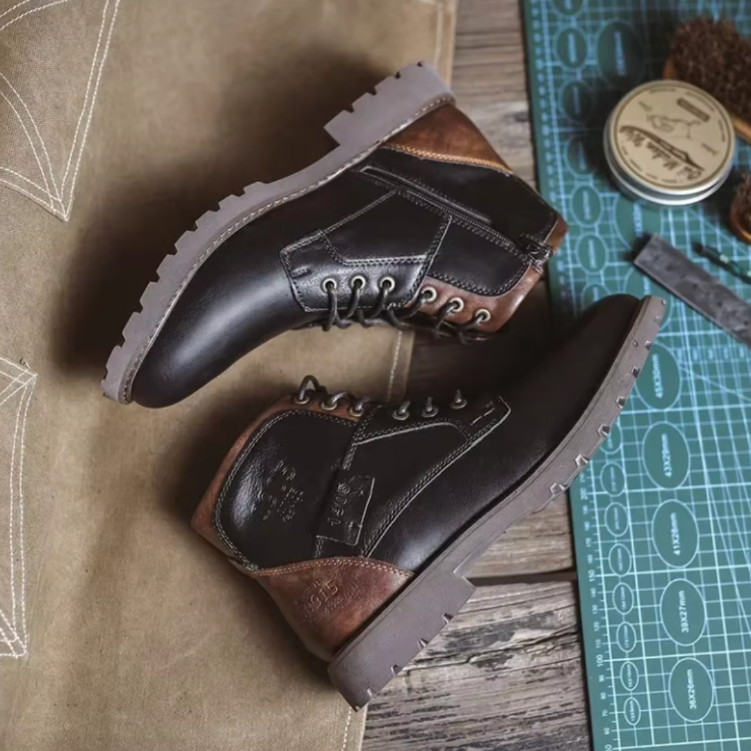 Aaron | Vintage Lederstiefel