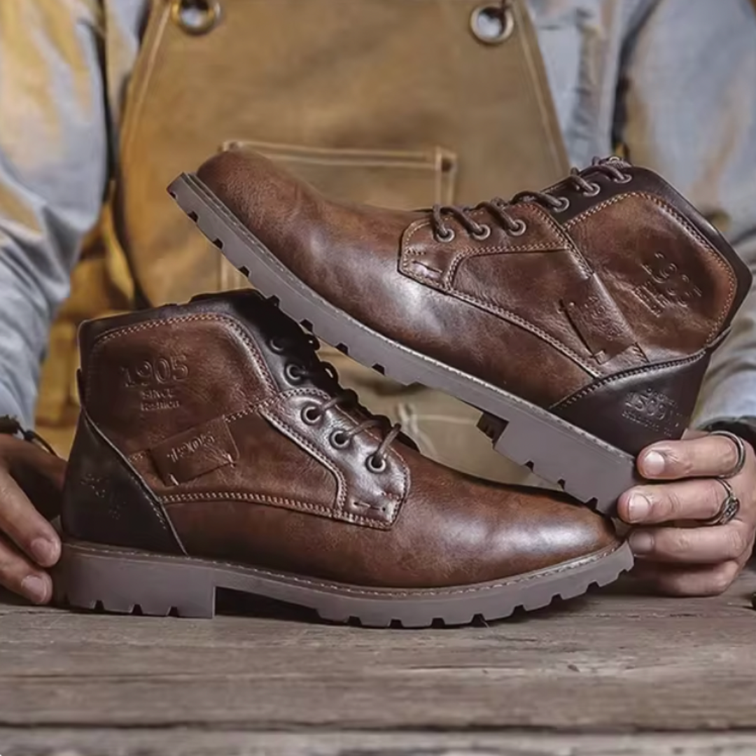 Aaron | Vintage Lederstiefel
