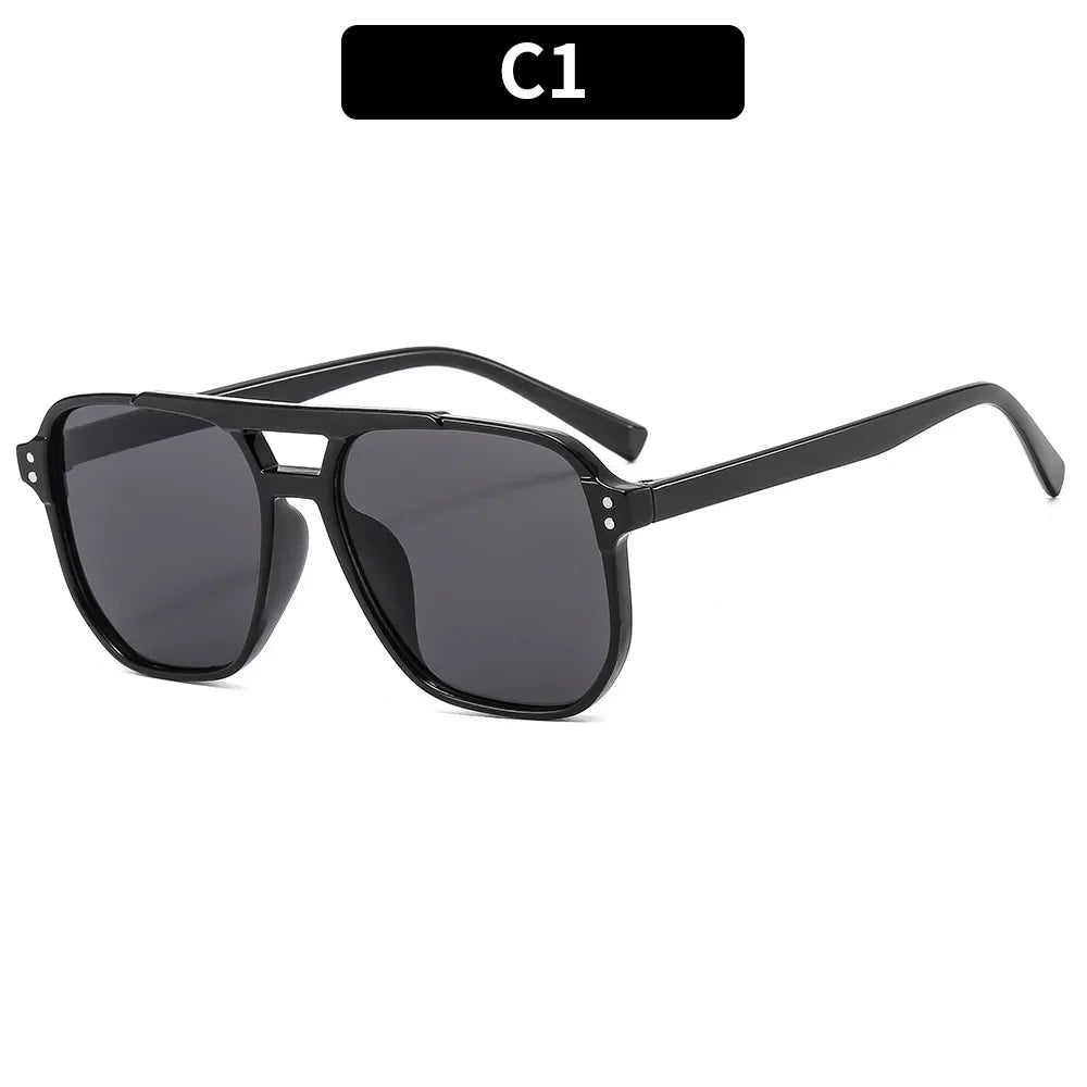 Alina | Retro Sonnenbrille mit Doppelbrücke