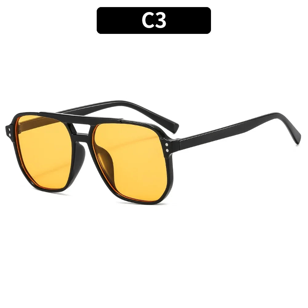 Alina | Retro Sonnenbrille mit Doppelbrücke