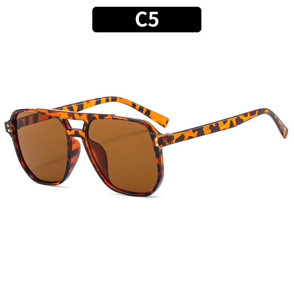 Alina | Retro Sonnenbrille mit Doppelbrücke