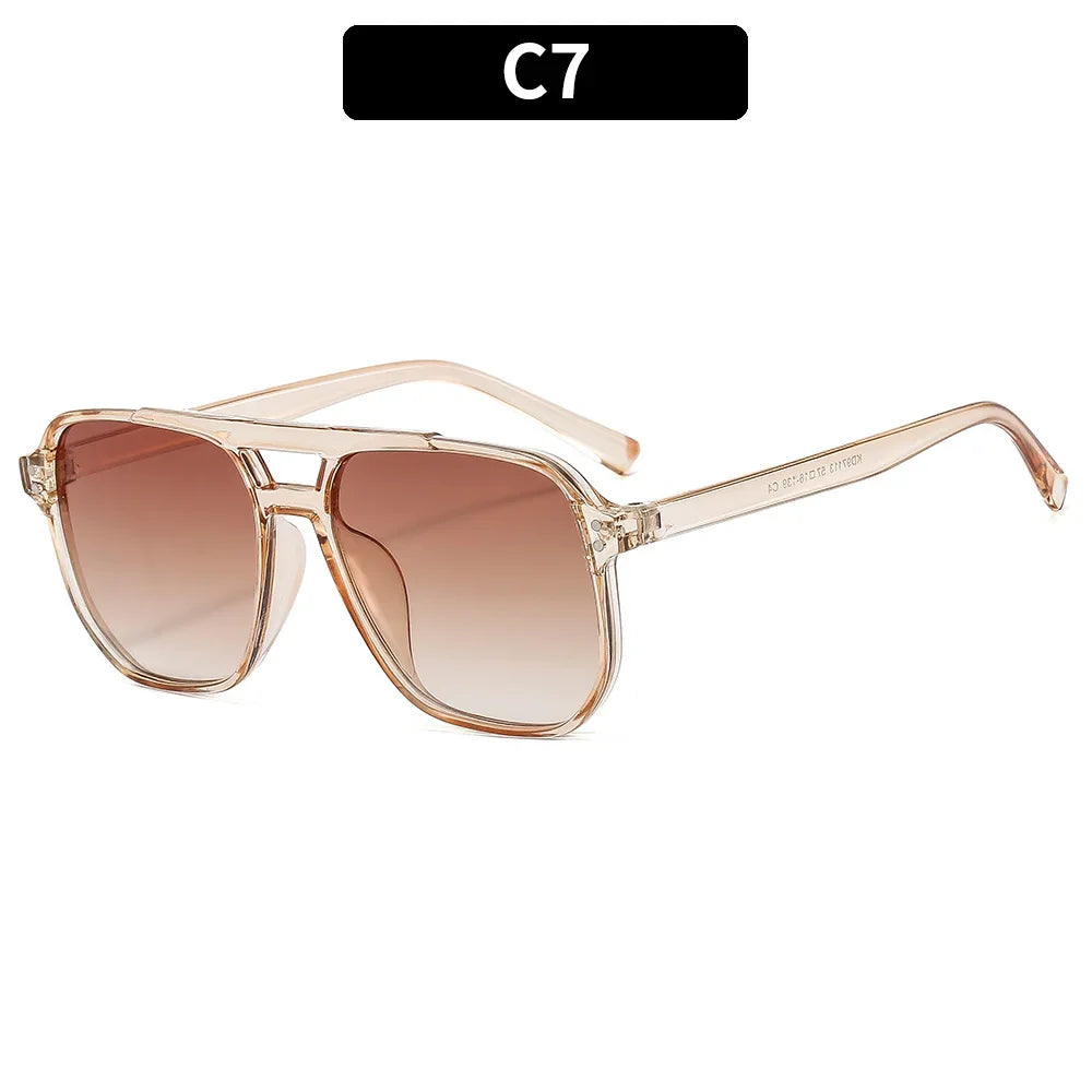 Alina | Retro Sonnenbrille mit Doppelbrücke