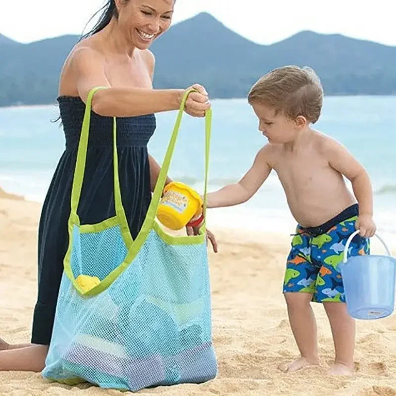 Aqualina | Kinderfreundliche Mesh-Strandtasche