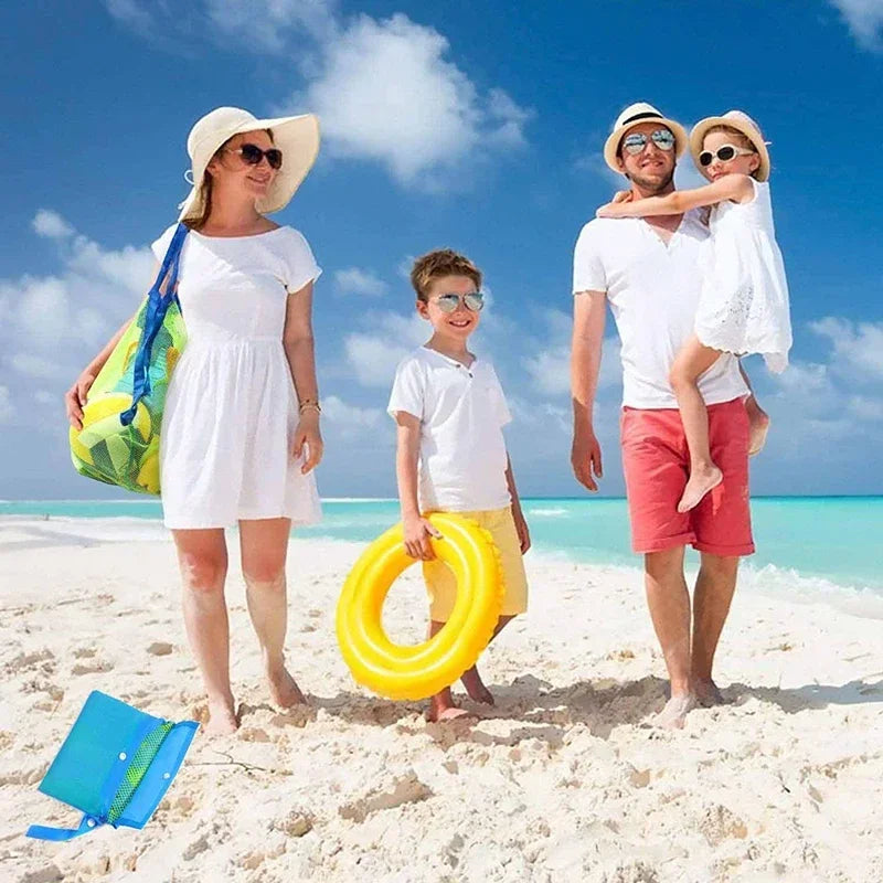 Aqualina | Kinderfreundliche Mesh-Strandtasche
