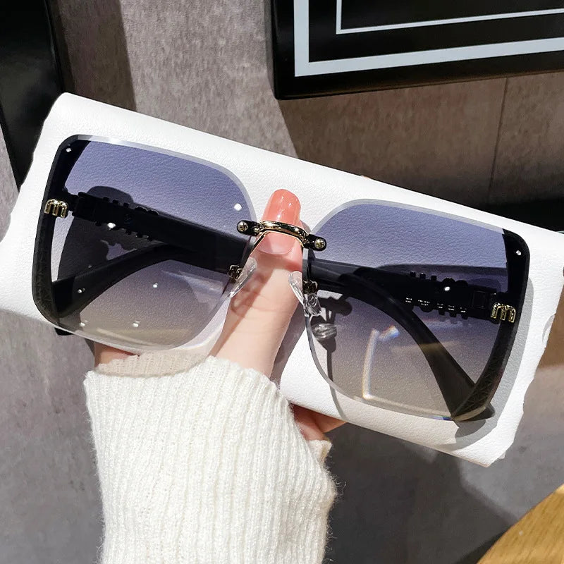 Clara | Elegante Damen Sonnenbrille Ohne Rand