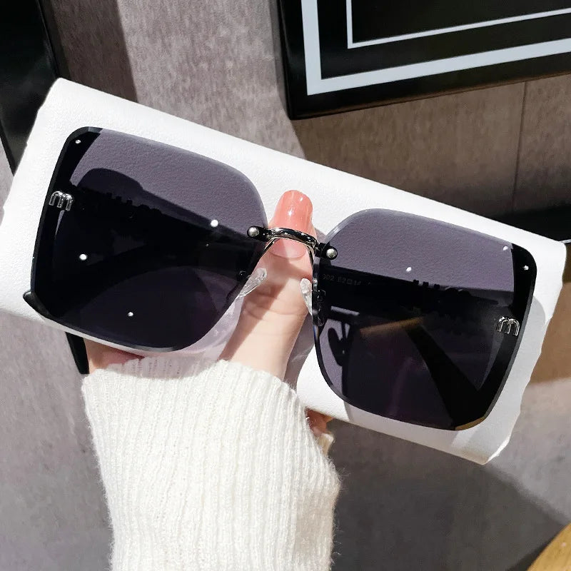 Clara | Elegante Damen Sonnenbrille Ohne Rand