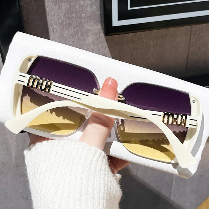 Clara | Elegante Damen Sonnenbrille Ohne Rand