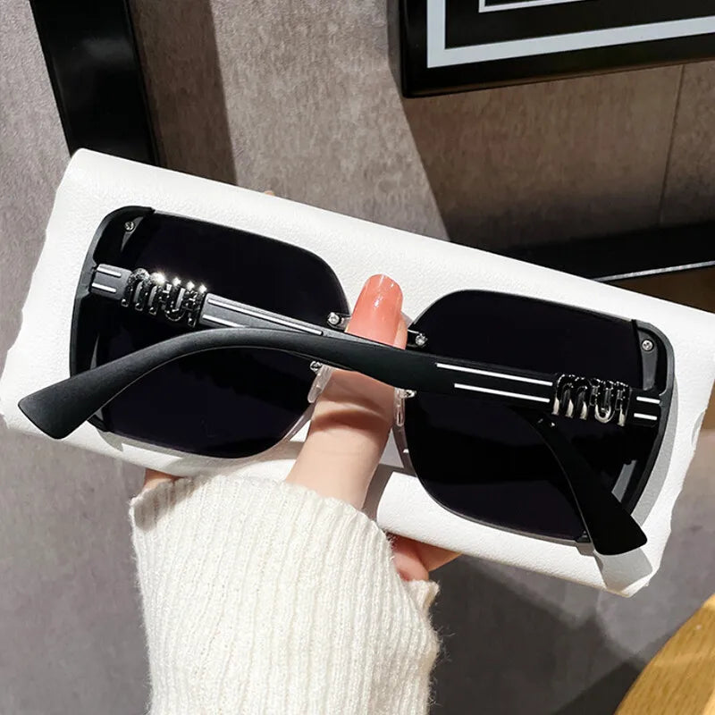 Clara | Elegante Damen Sonnenbrille Ohne Rand