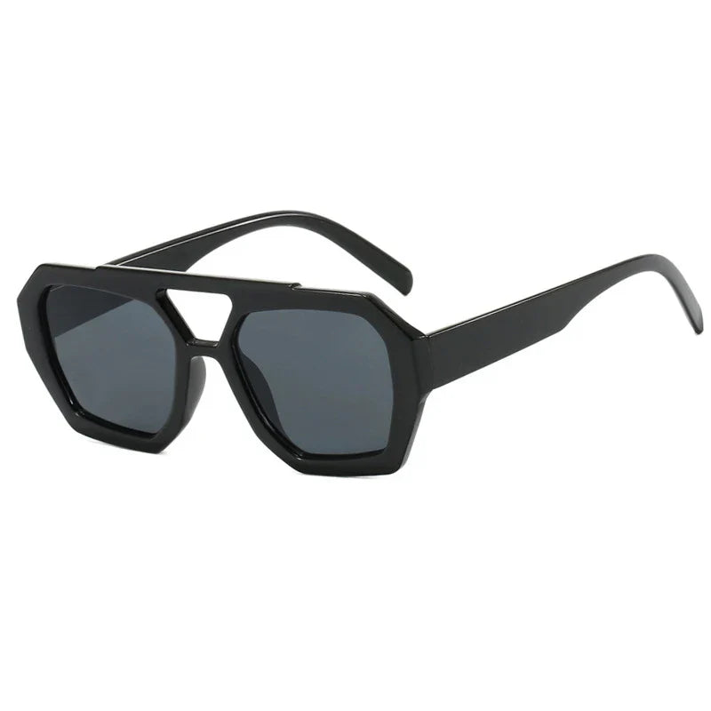 Dana | Geometrische Vintage Oversize Sonnenbrille