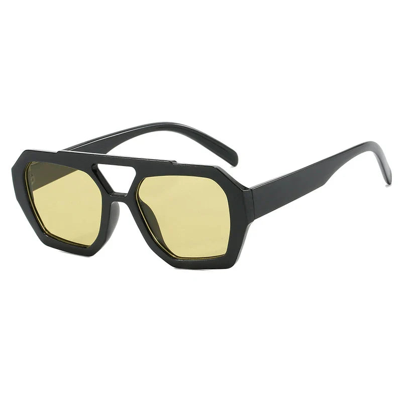 Dana | Geometrische Vintage Oversize Sonnenbrille