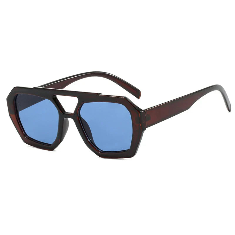 Dana | Geometrische Vintage Oversize Sonnenbrille