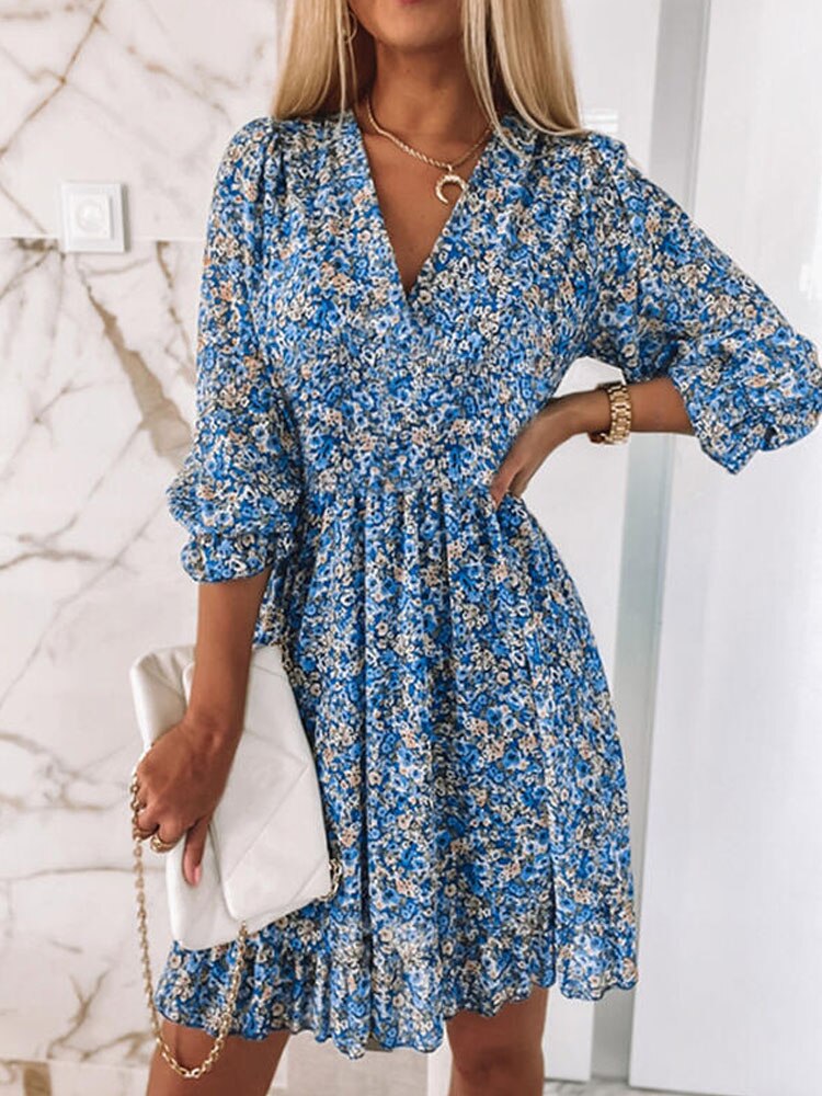 Ida - Sexy Sommerkleid mit V-Ausschnitt