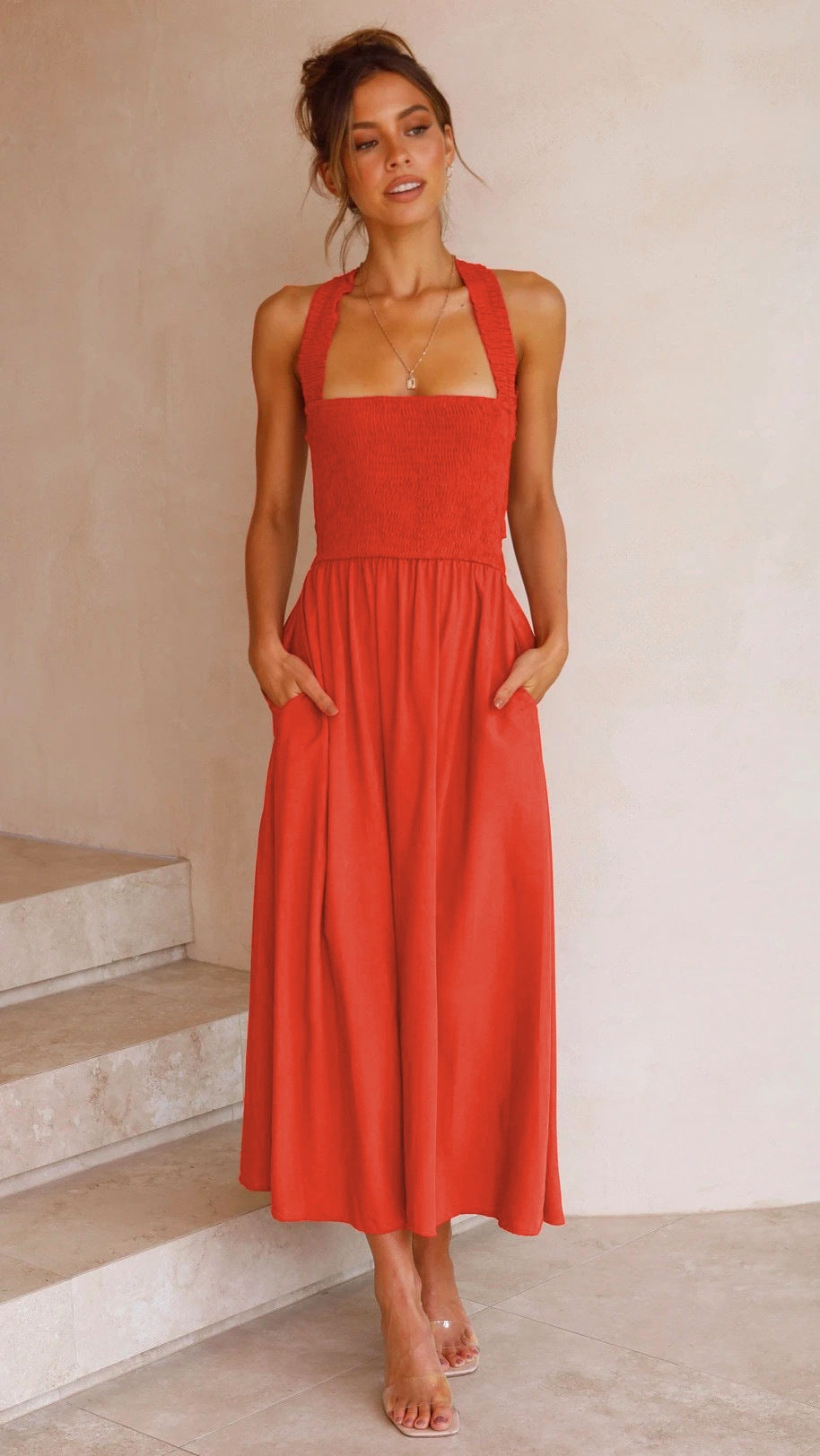 Ledia - Elegantes Maxikleid