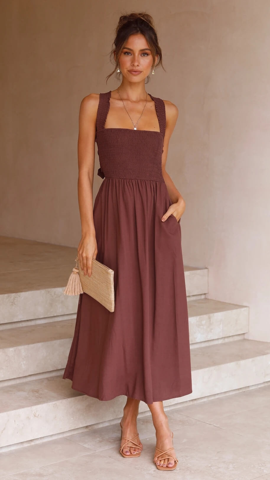 Ledia - Elegantes Maxikleid