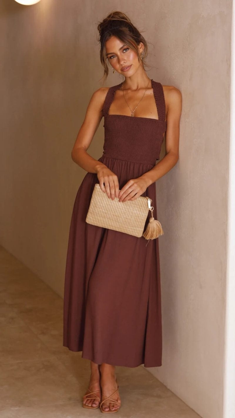 Ledia - Elegantes Maxikleid