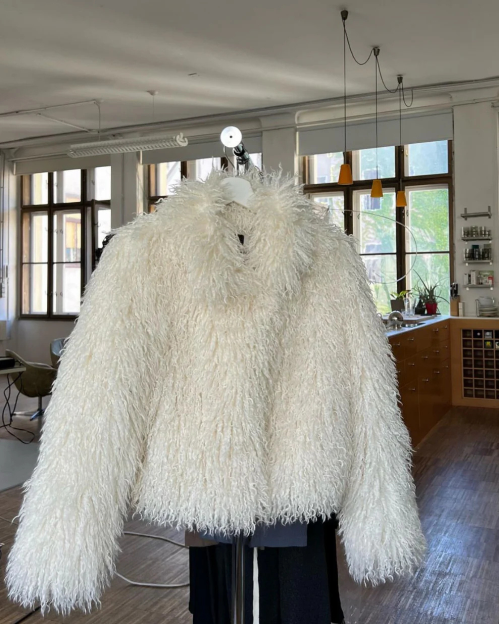Maddalena Faux-Fur Mantel