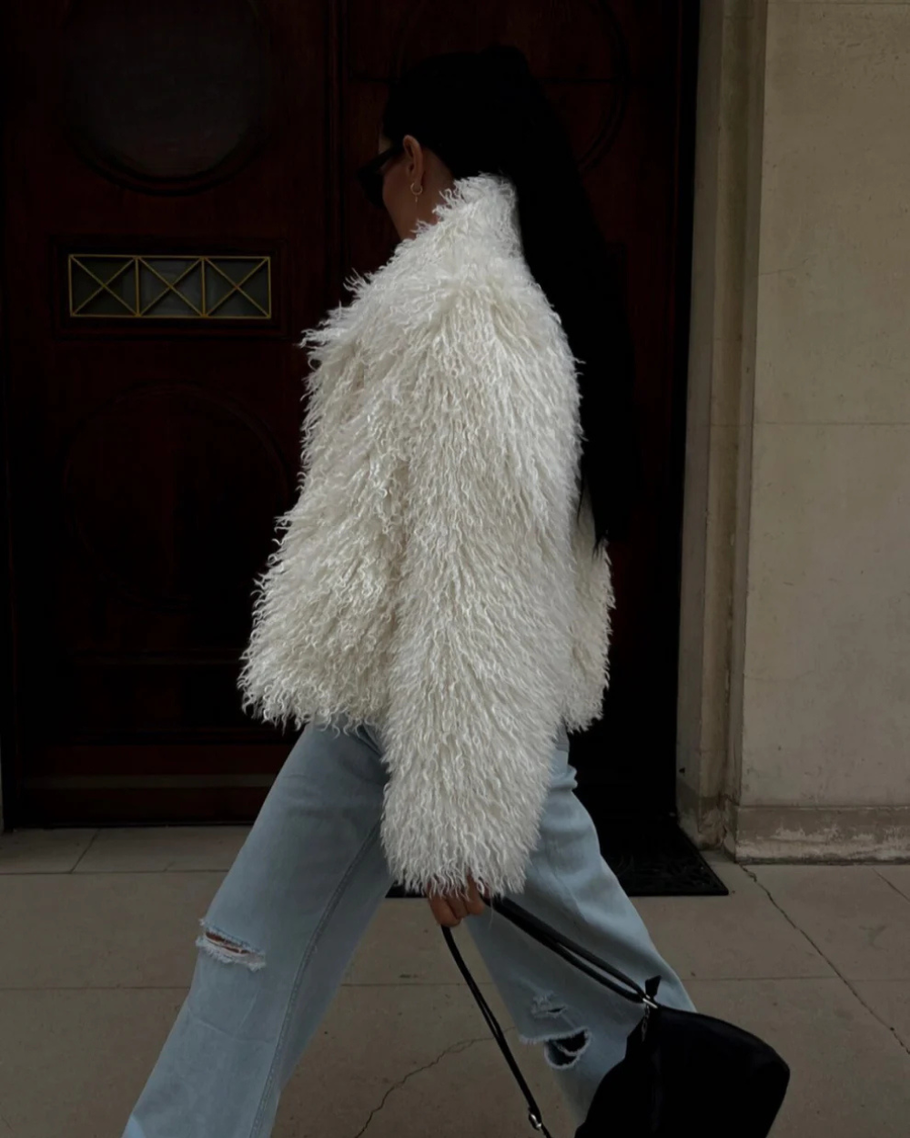 Maddalena Faux-Fur Mantel