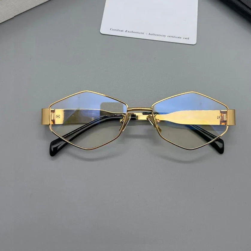 Nils | Polygonale Vintage Sonnenbrille Unisex