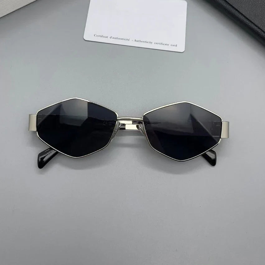 Nils | Polygonale Vintage Sonnenbrille Unisex