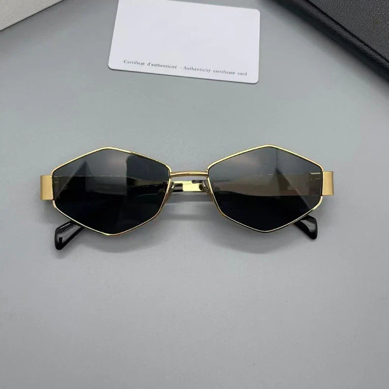 Nils | Polygonale Vintage Sonnenbrille Unisex