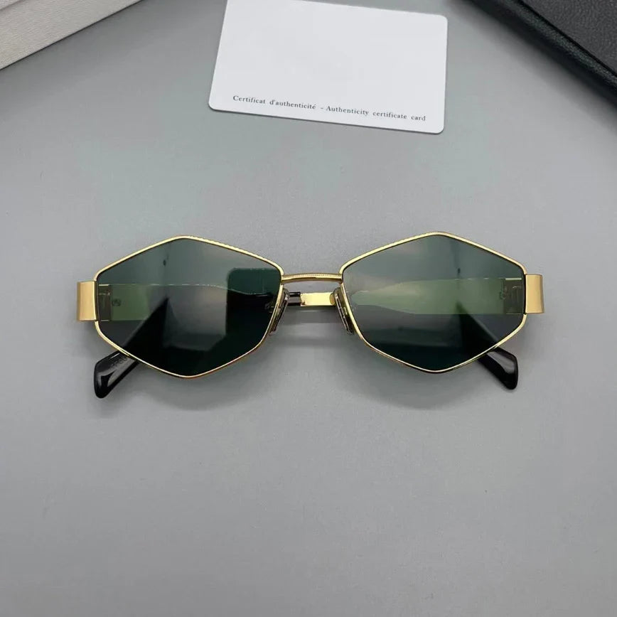 Nils | Polygonale Vintage Sonnenbrille Unisex
