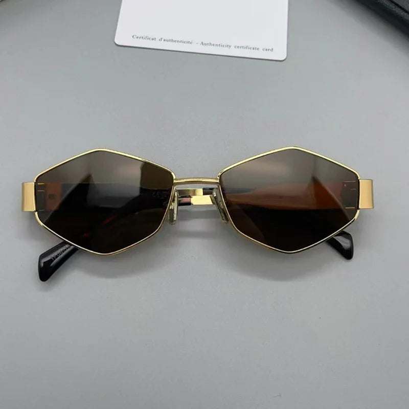 Nils | Polygonale Vintage Sonnenbrille Unisex