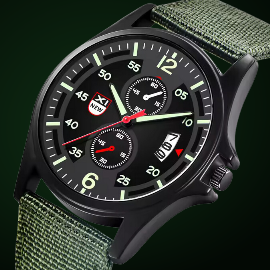 Sportliche Militär-Quarzuhr