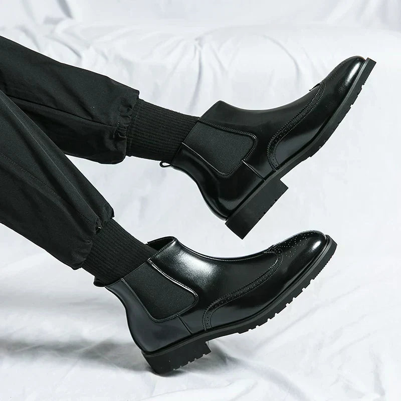 Adriel | Leder Chelsea Boots