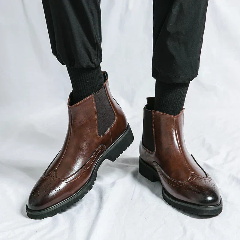 Adriel | Leder Chelsea Boots