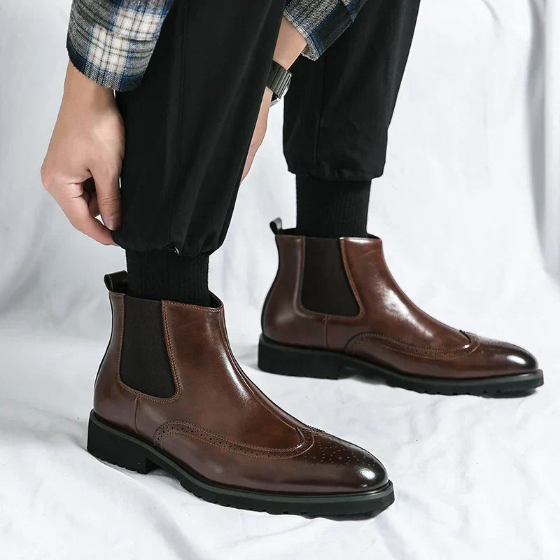 Adriel | Leder Chelsea Boots