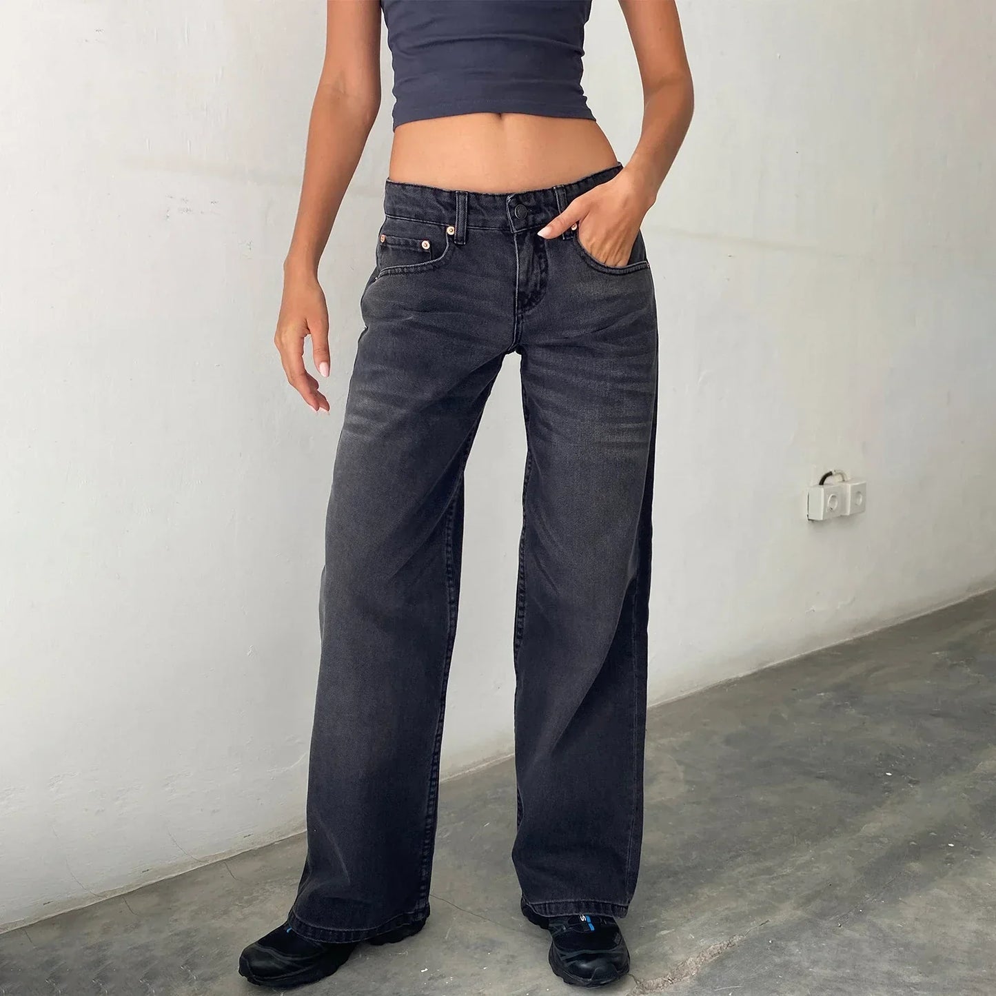Amra | Traditionelle Weite Denim Jeans