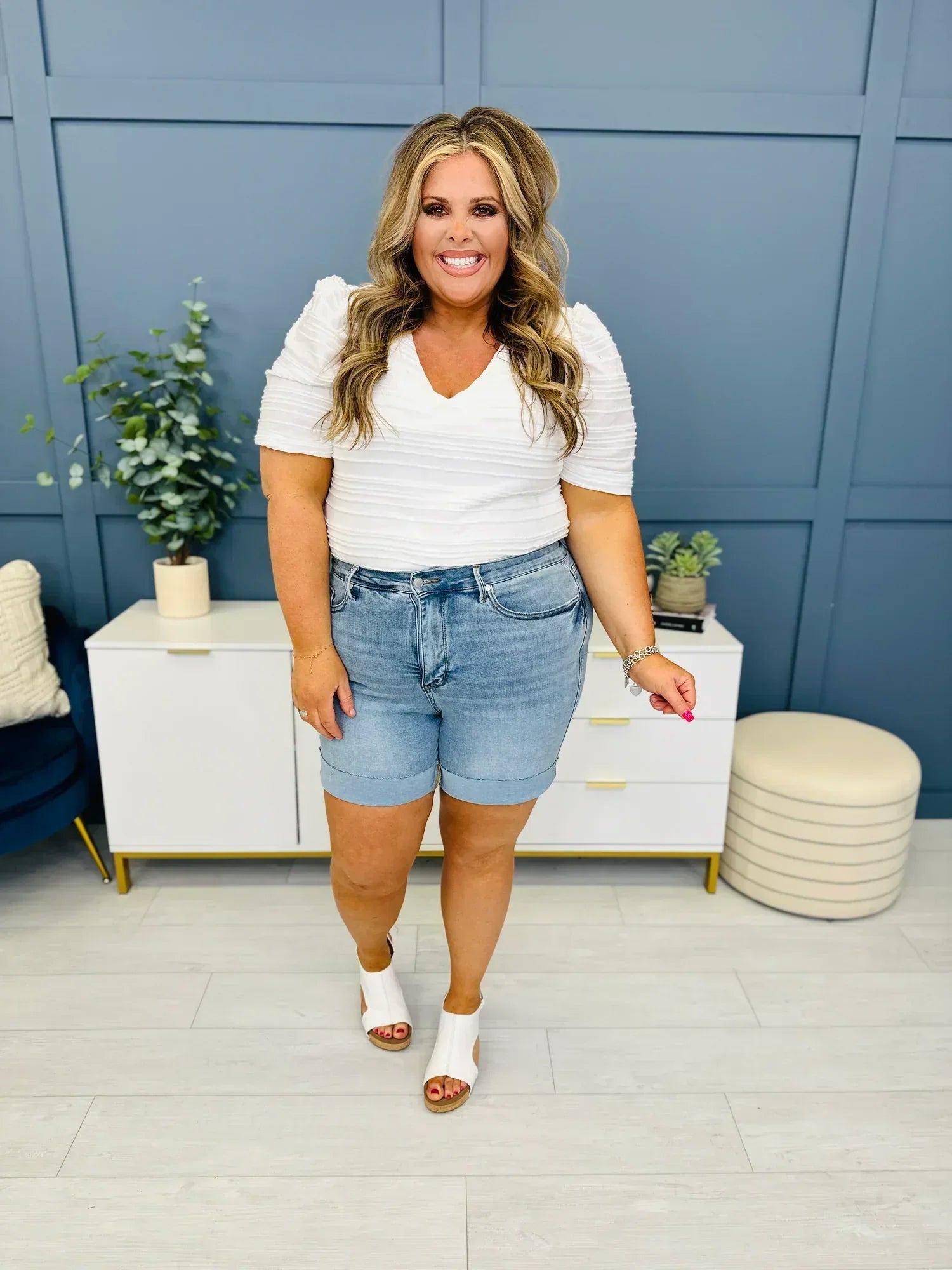Avery | Bequeme Denim-Shorts