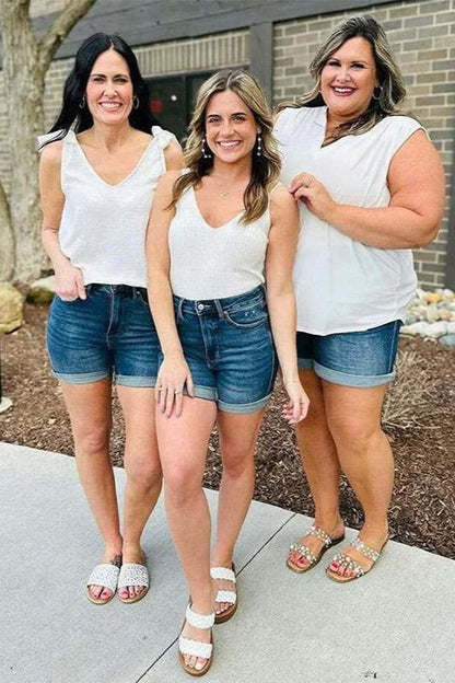 Avery | Bequeme Denim-Shorts