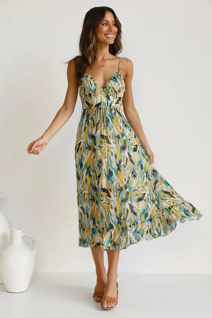 BIHILD I MEHRFARBIGES SOMMERKLEID