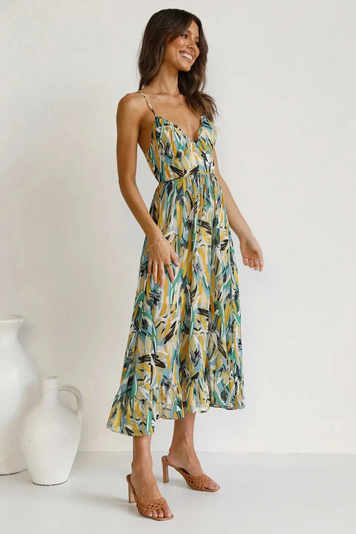 BIHILD I MEHRFARBIGES SOMMERKLEID