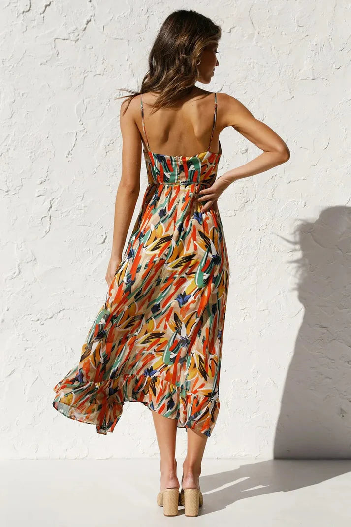 BIHILD I MEHRFARBIGES SOMMERKLEID