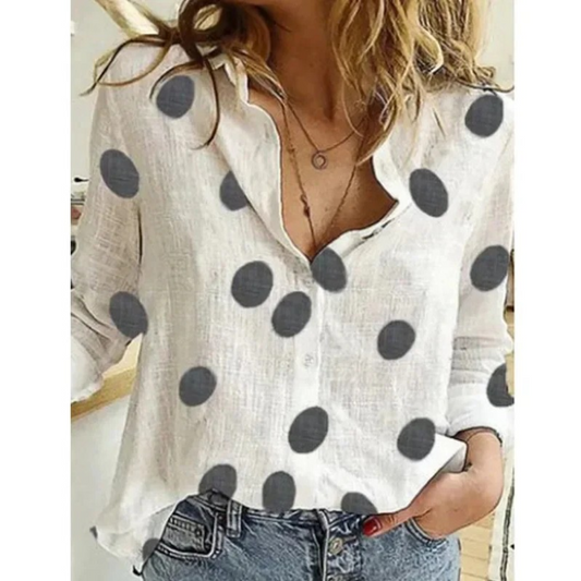 Camille | Retro Blumenbluse