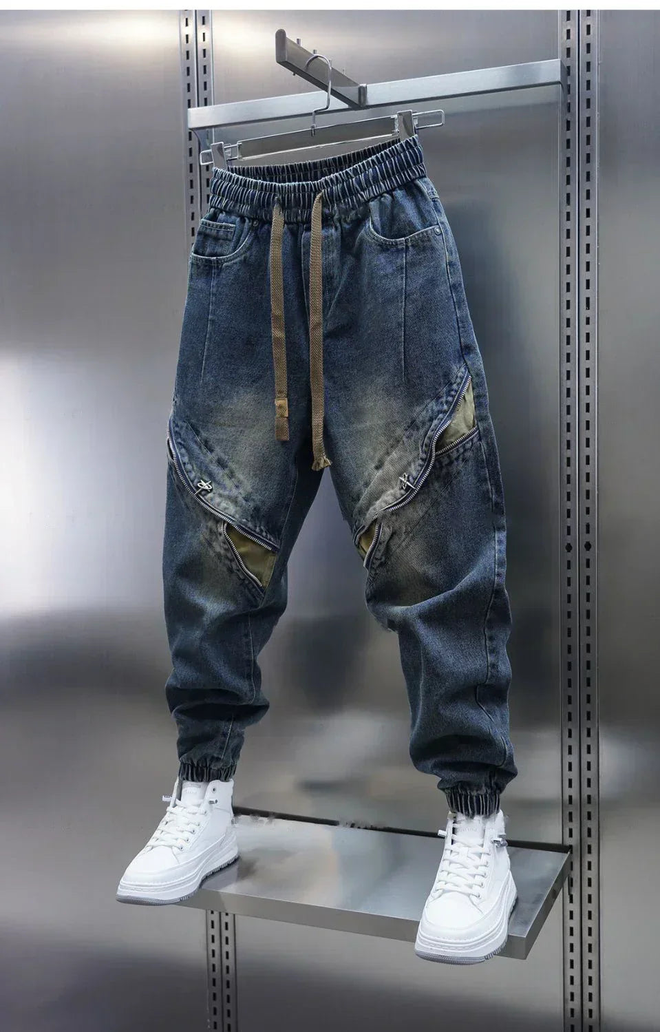 Charly | Baggy-Jeans mit Gürtel