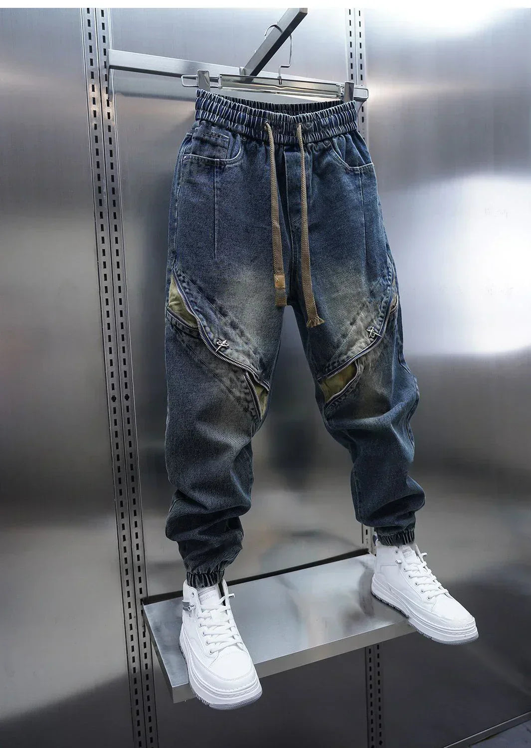 Charly | Baggy-Jeans mit Gürtel