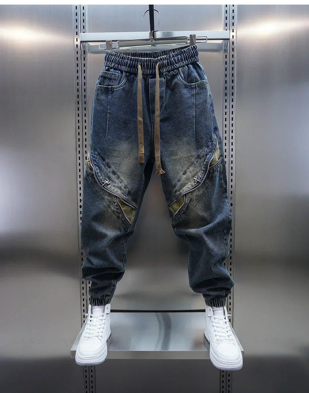 Charly | Baggy-Jeans mit Gürtel