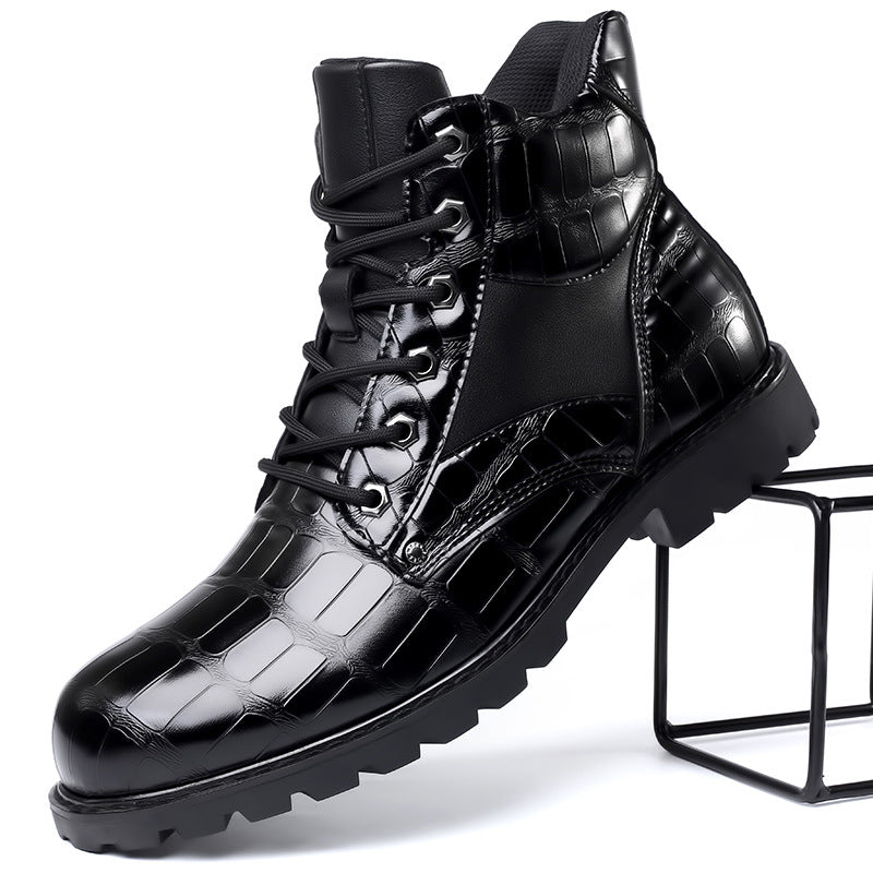 Dante Ferrara - Krokodil-Leder Stiefel