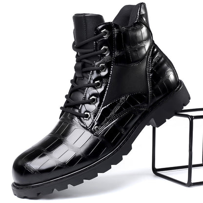 Dante Ferrara - Krokodil-Leder Stiefel