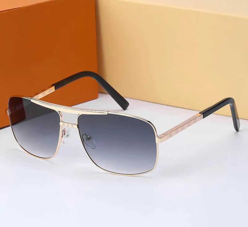 Dario | Vintage Quadratische Sonnenbrille