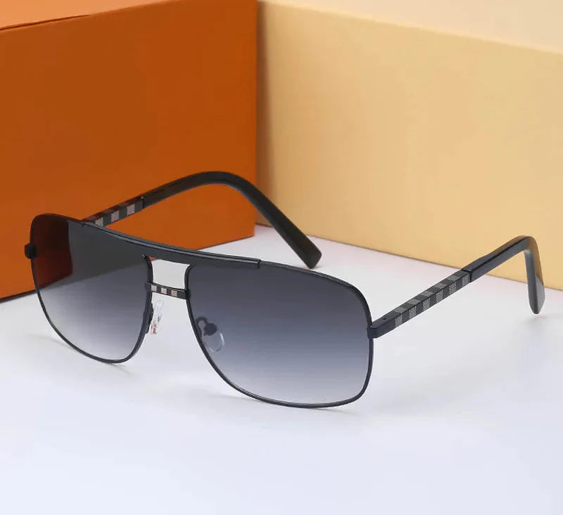 Dario | Vintage Quadratische Sonnenbrille