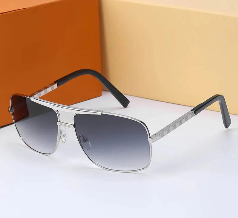 Dario | Vintage Quadratische Sonnenbrille
