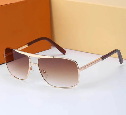 Dario | Vintage Quadratische Sonnenbrille