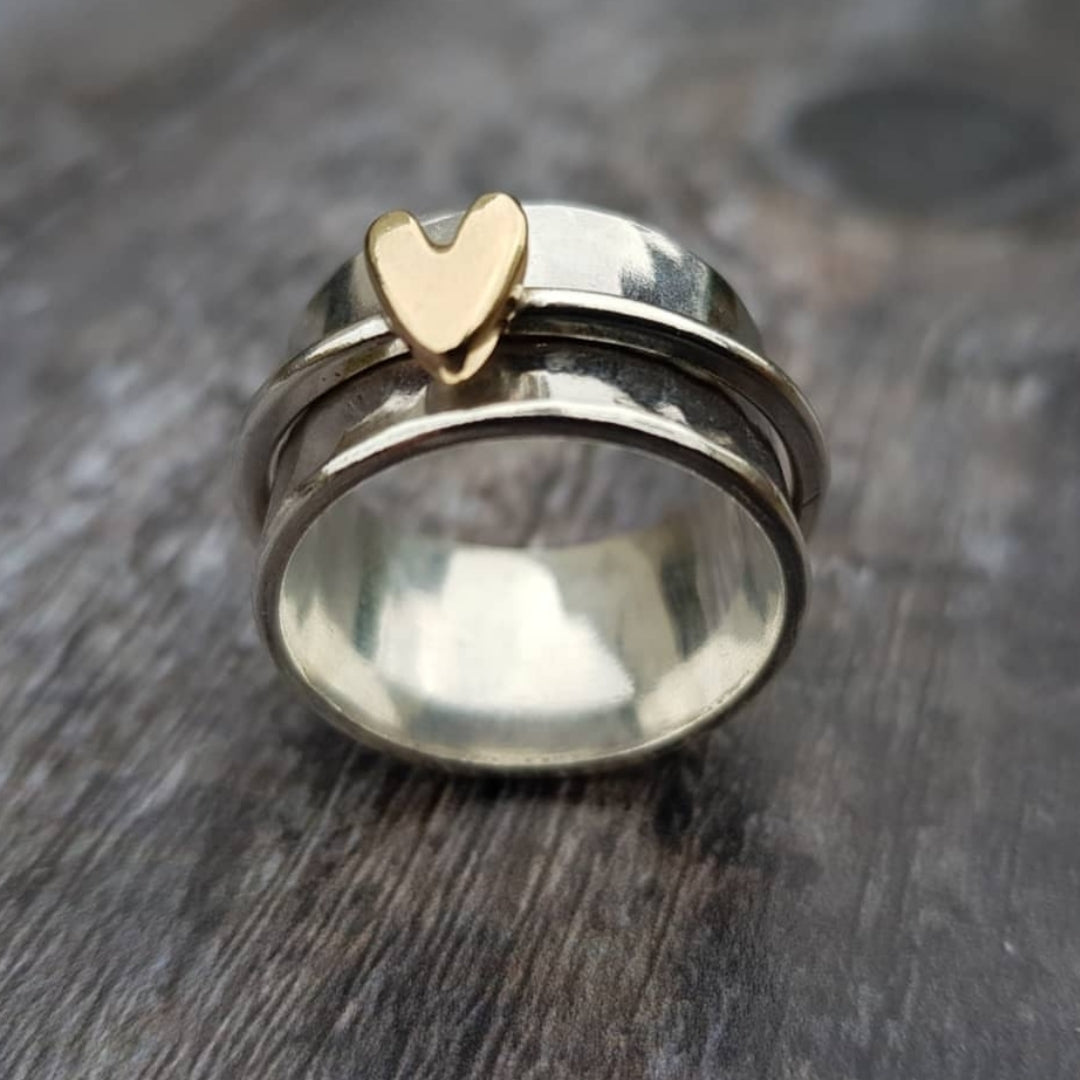 Elodie | Feiner Ring mit Herz-Detail
