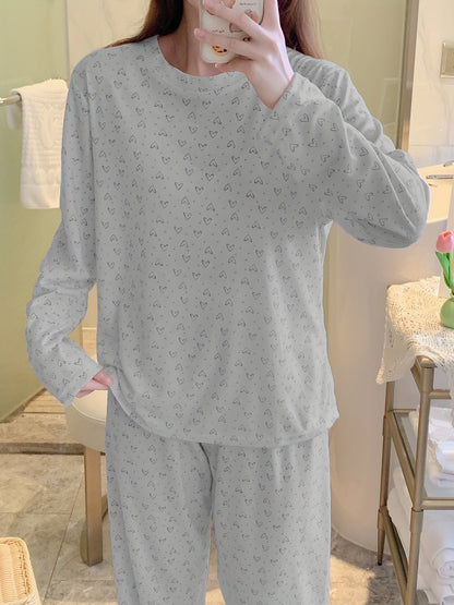 Emilia | Herzmuster Pyjama-Set