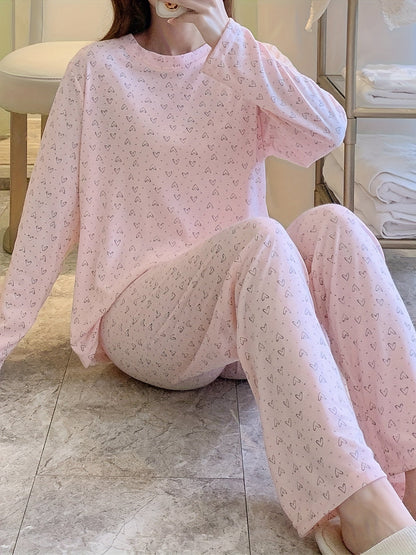 Emilia | Herzmuster Pyjama-Set
