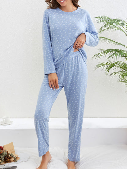 Emilia | Herzmuster Pyjama-Set